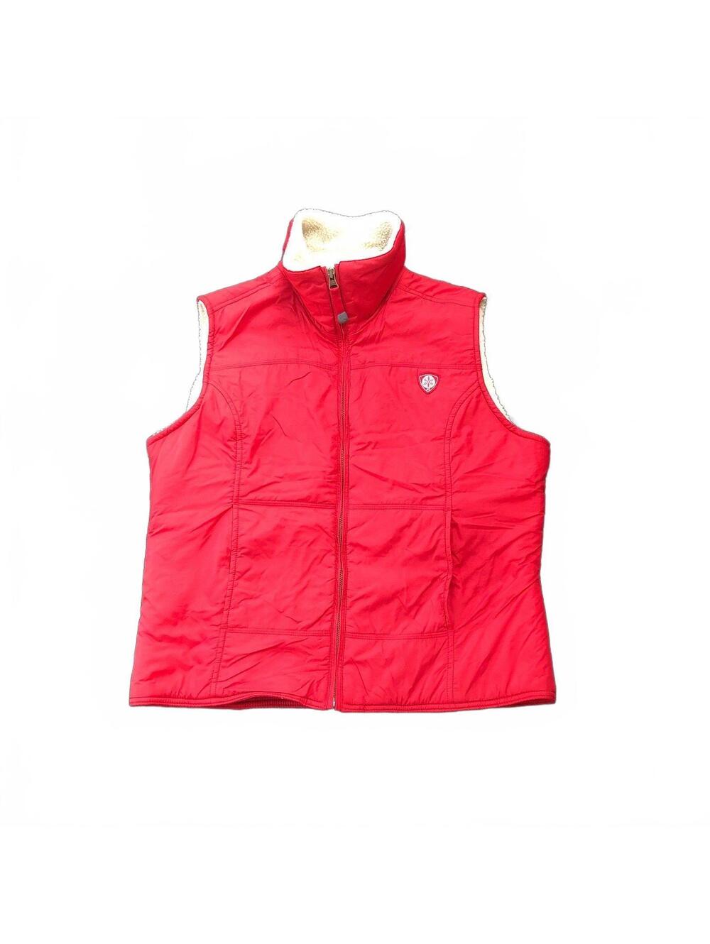 American Eagle Outfitters Red Shelter Series Quilted Puffer Vest Size Large